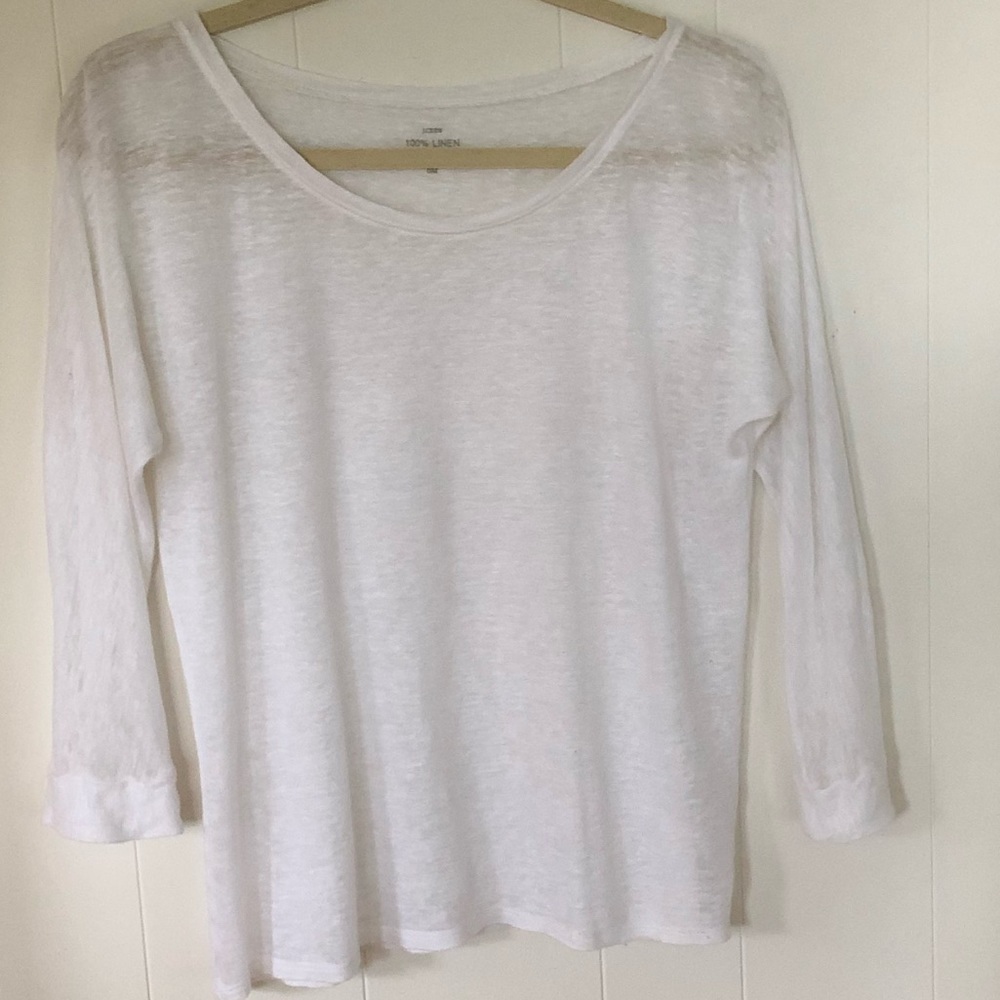 J Crew Linen Top